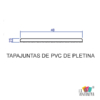 Tapajuntas de pvc de 40 mm